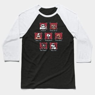 Video Game Characters Baseball T-Shirt